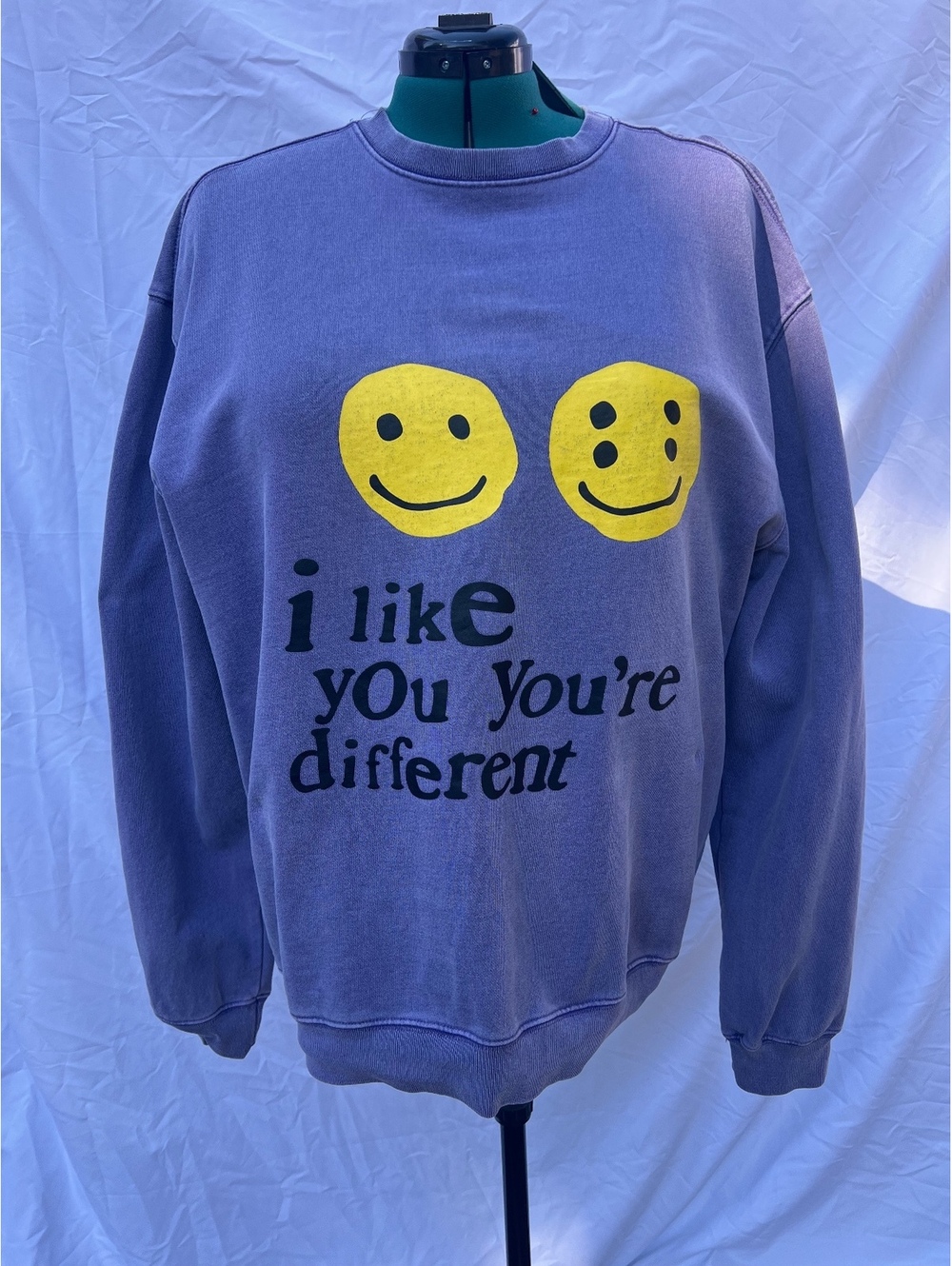 Cactus Plant Flea Market CPFM I Like You You’re Different Purple Crewneck XXL